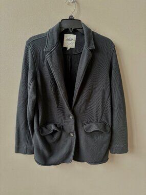 Aerie Soft Black Blazer Jacket, Size XS